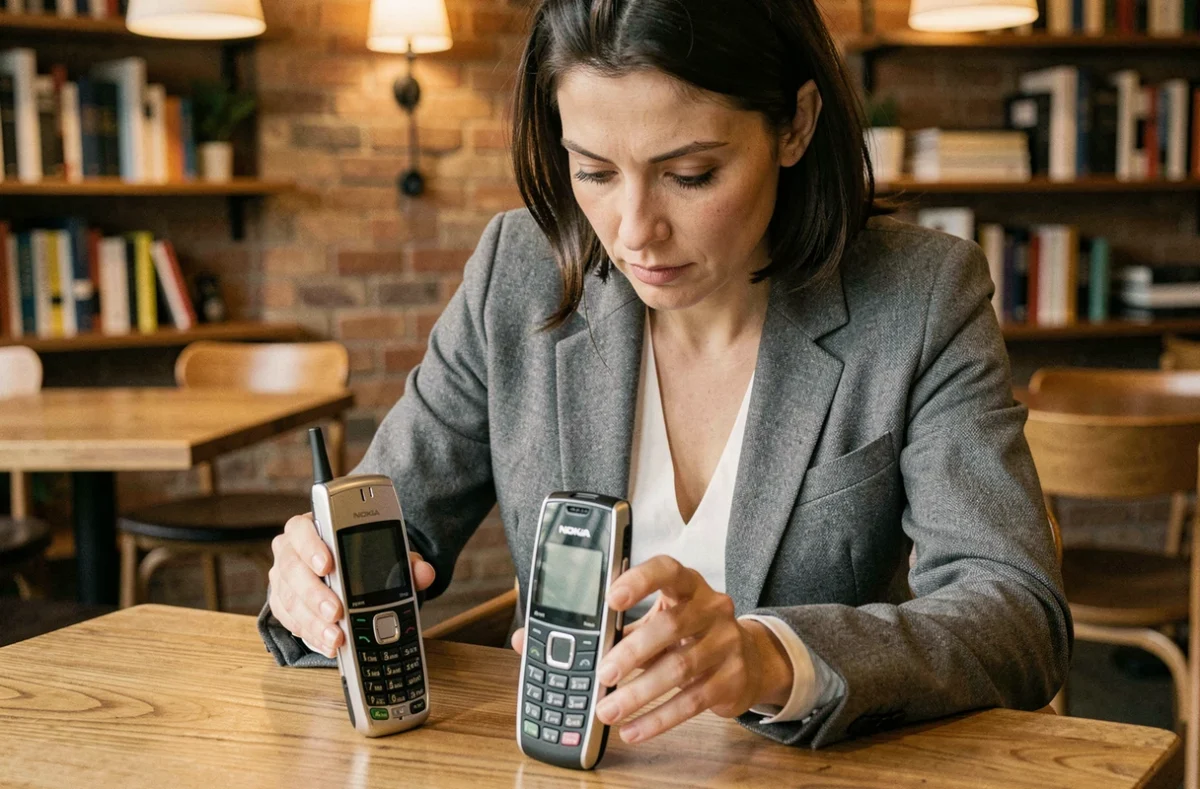 Comparaison de deux Nokia 8800 pour identifier un modèle contrefait