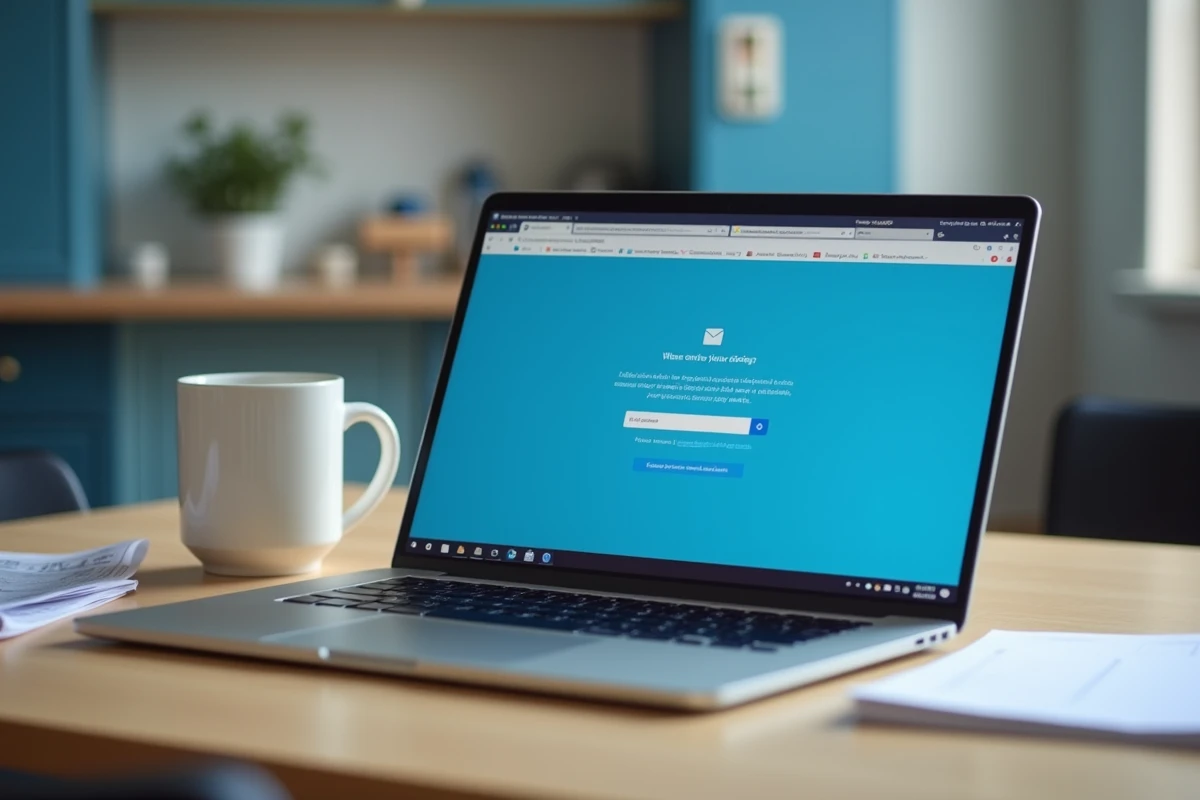 Écran d'ordinateur affichant une erreur de connexion au webmail DSDEN 28 dans une salle des professeurs