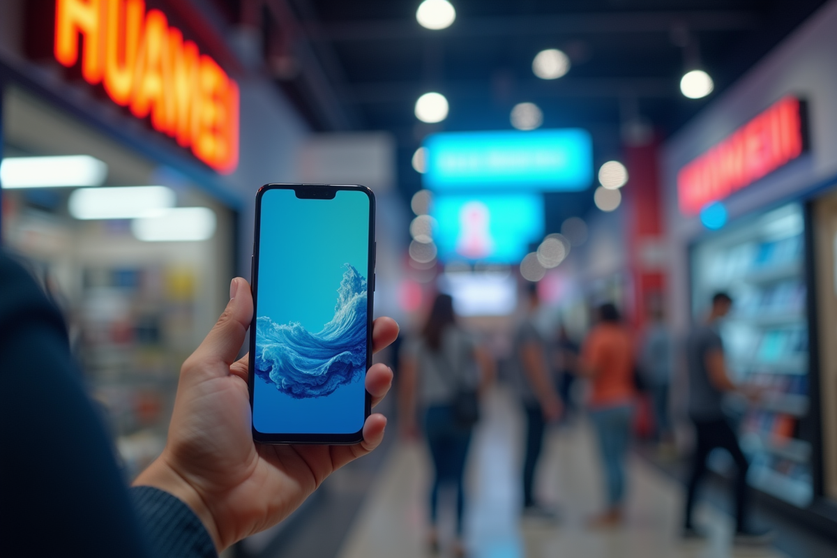 huawei  marché