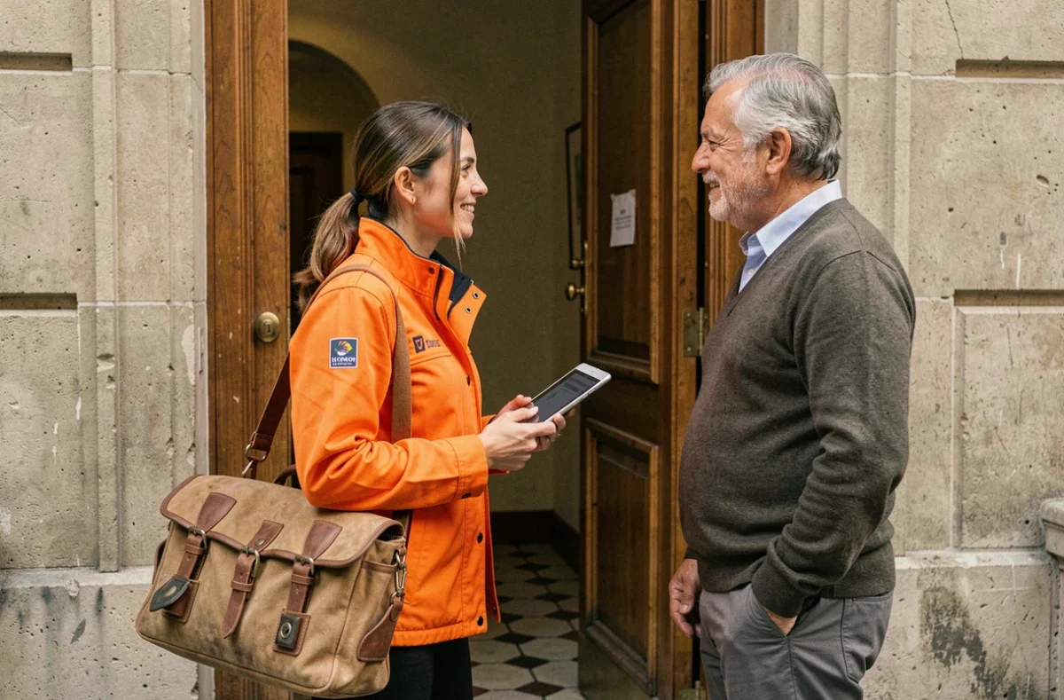 Technicienne SOS Informatique intervenant rapidement chez un particulier à Lyon